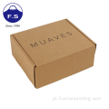 Pacote boxer box kraft paper caixa camiseta